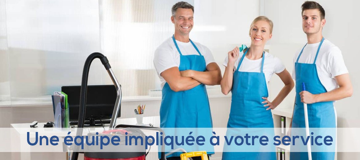 Une équipe impliquée à votre service